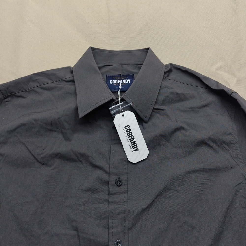 COOFANDY Men's Long Sleeve Button Down Shirt Size M NWT